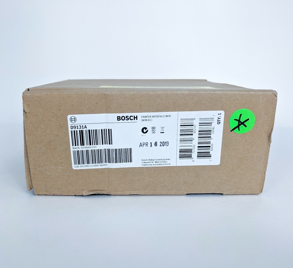 Radionics Parallel Printer Interface, For D7212B1 & D9112 Panels, D9131