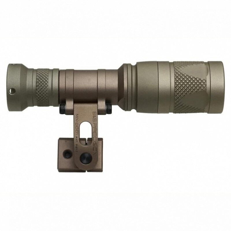 SS Precision M-AX CAG Helmet Flashlight Mount Flashlight Base SS MAX Bracket