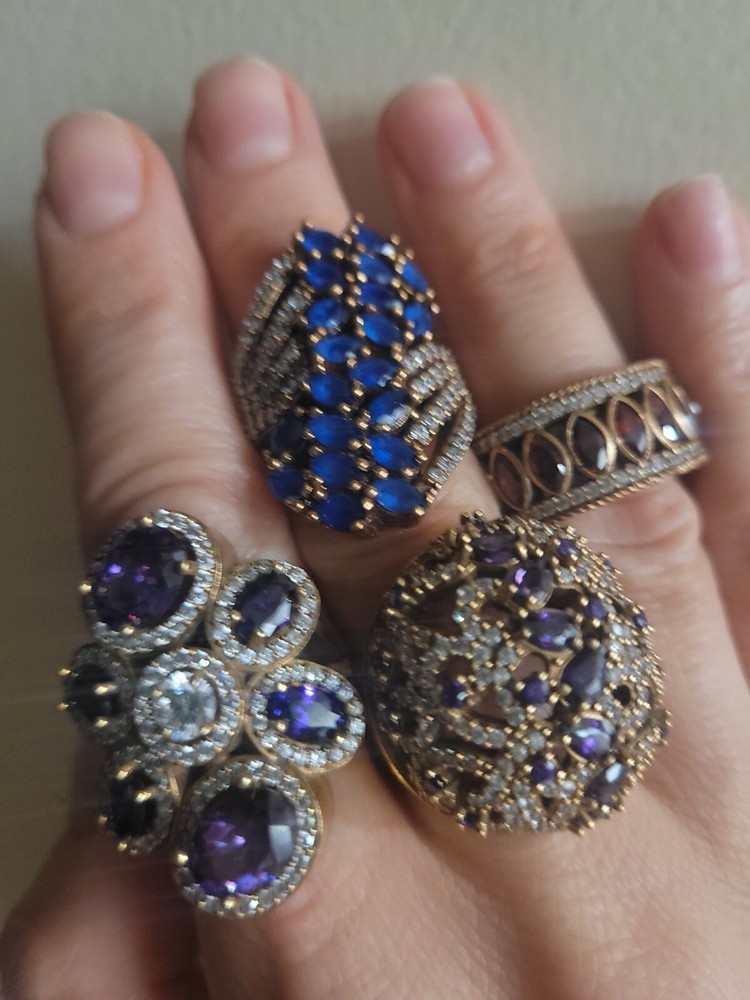 Custom Made Sterling Silver Statement Ring