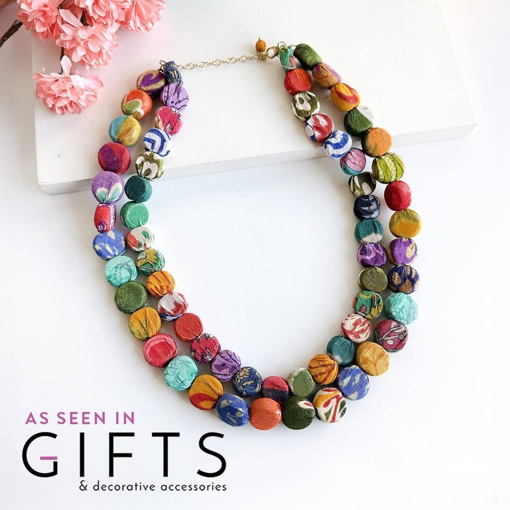 Kantha Pastille Necklace
