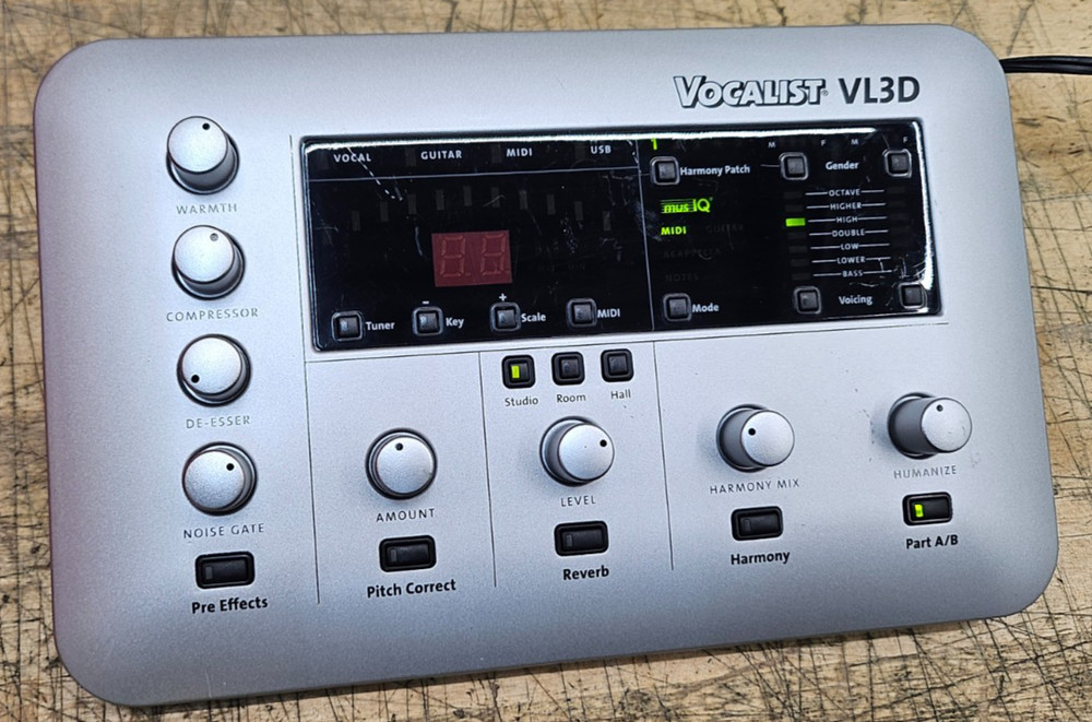 DigiTech Vocalist VL3D USA Made Vocal Harmony Processor