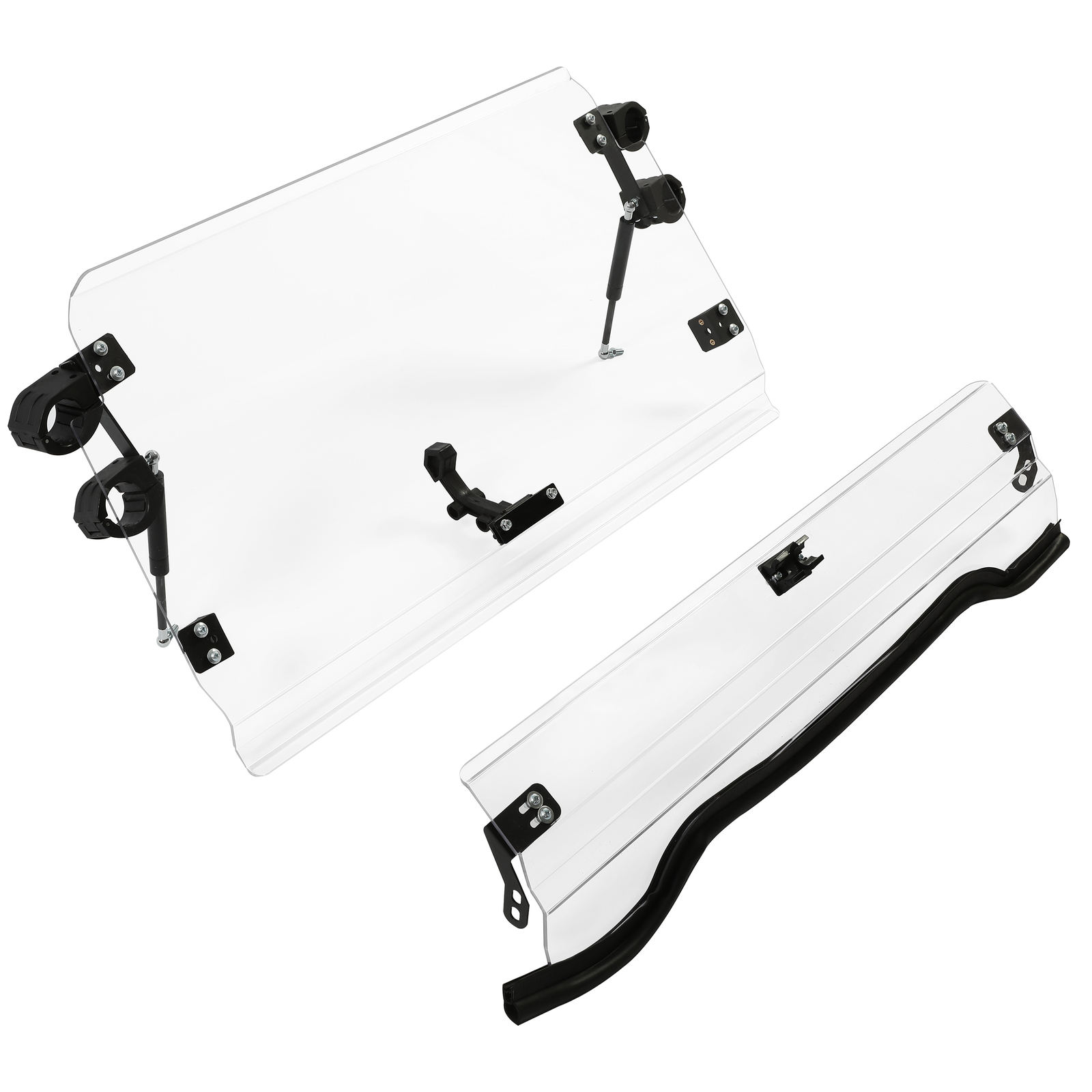 3-IN-1 Full Flip Up Split Windshield For 2014-18 Polaris RZR XP 1000 /S4 RZR 900