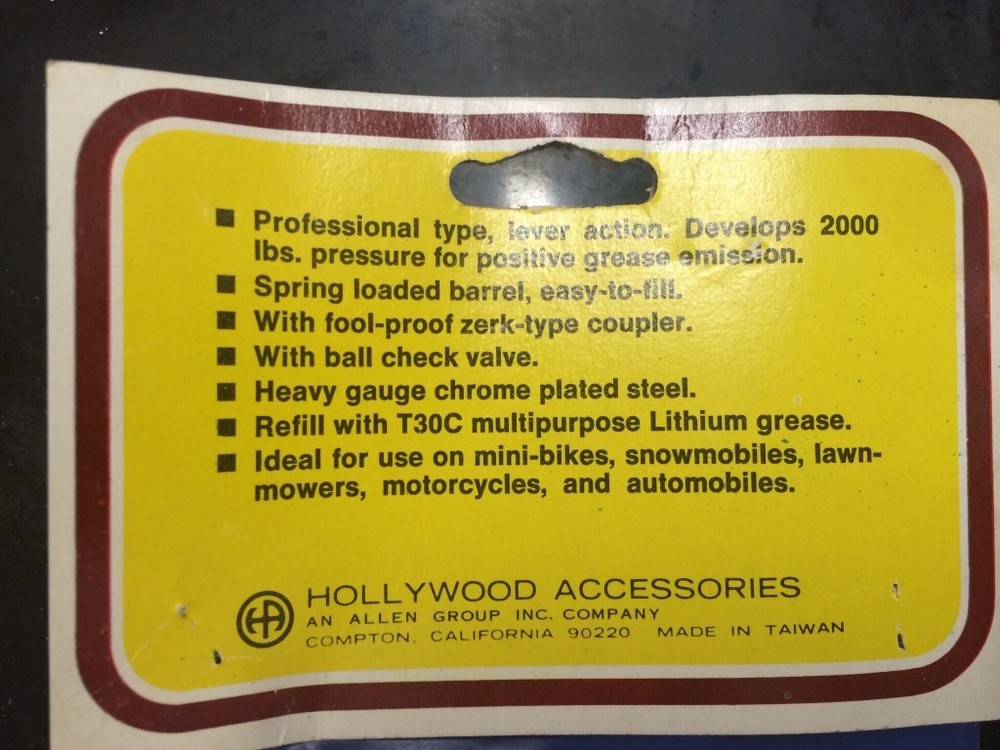 4 oz. Grease Gun with Zero Type Coupler