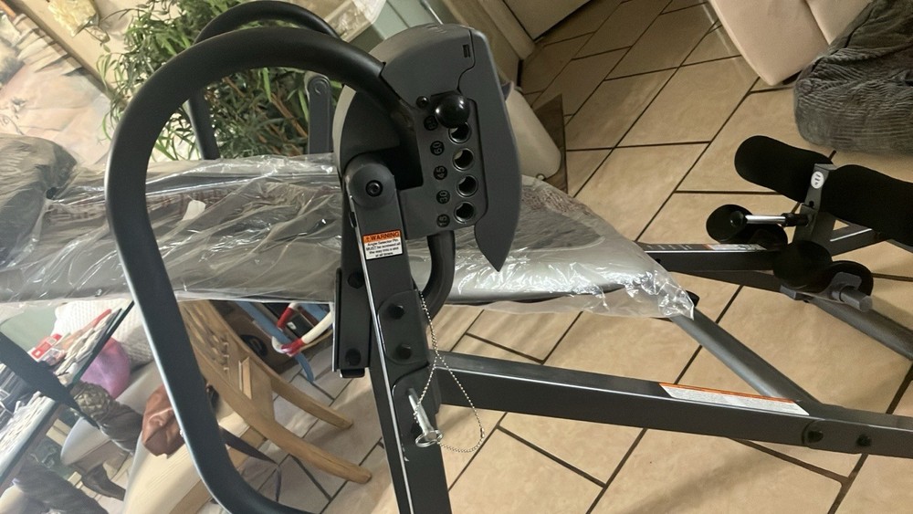 Innova ITX9800 Inversion Table Adjustable Headrest Black/Gray