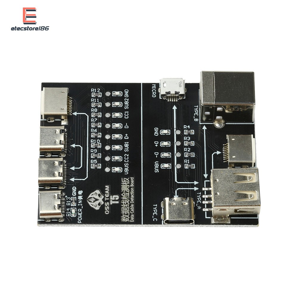T5 Multifunctional Interface Cable Detection Module Data Cable Abnormal Testing