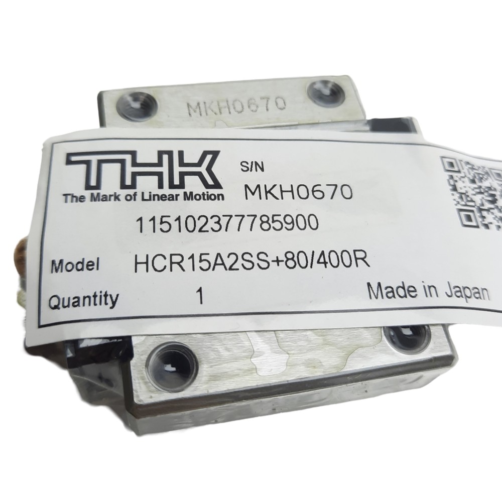 THK HCR25A2SS+80/400R Linear Guide Rail, 80° Angle, 400mm Radius, 2-Blocks