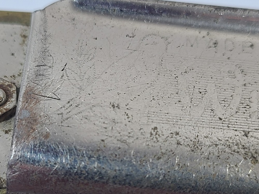 M Hohner Professional Harmonica Silver Bronze Solid Rectangular USA Made Vintage