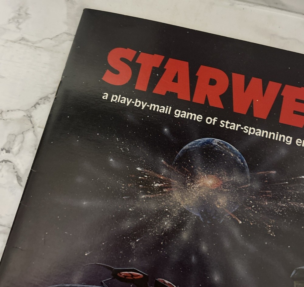 StarWeb Game by Mail Flying Buffalo 6th Edition Rules First Printing August 1981
