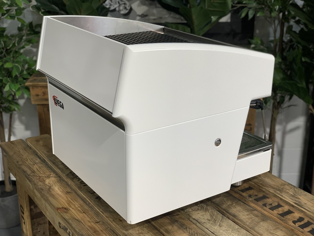 WEGA ATLAS COMPACT EVD 2 GROUP WHITE ESPRESSO COFFEE MACHINE
