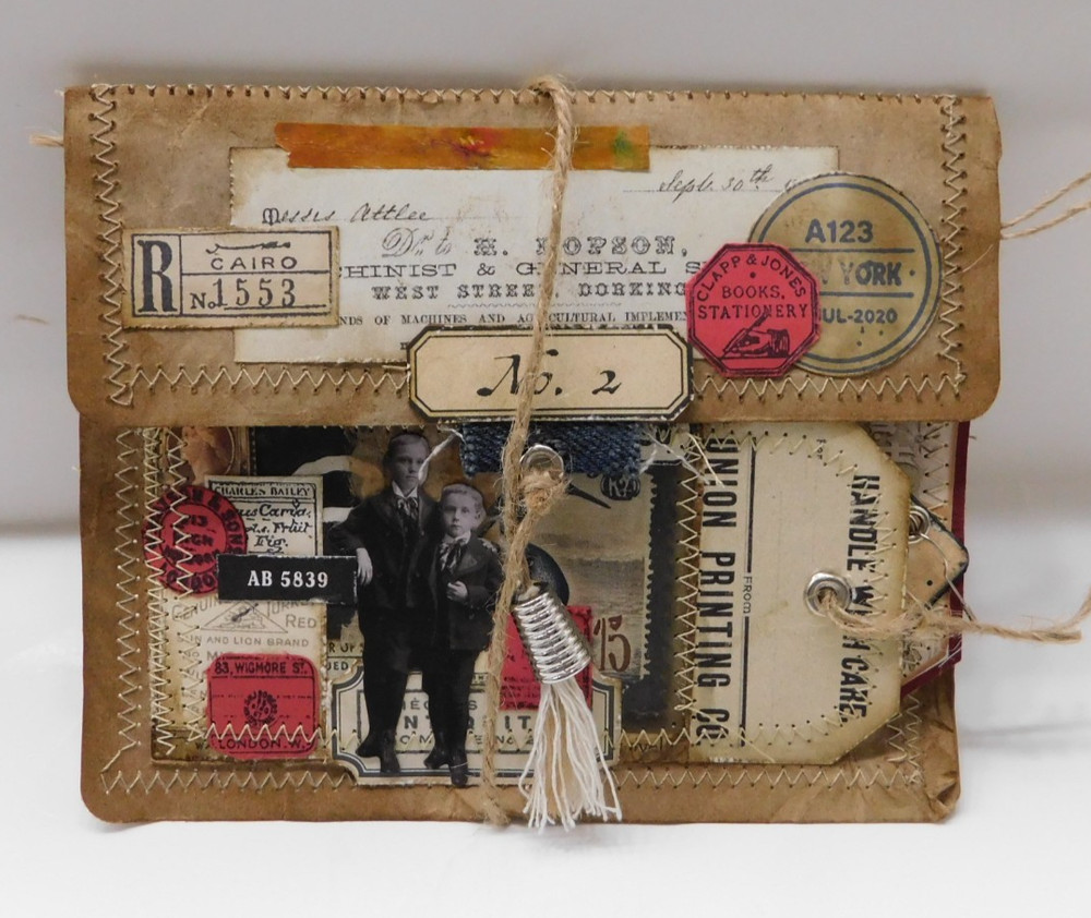 Junk Journal Add-On Handmade Tags, Journal Card, Envelope Ephemera Set