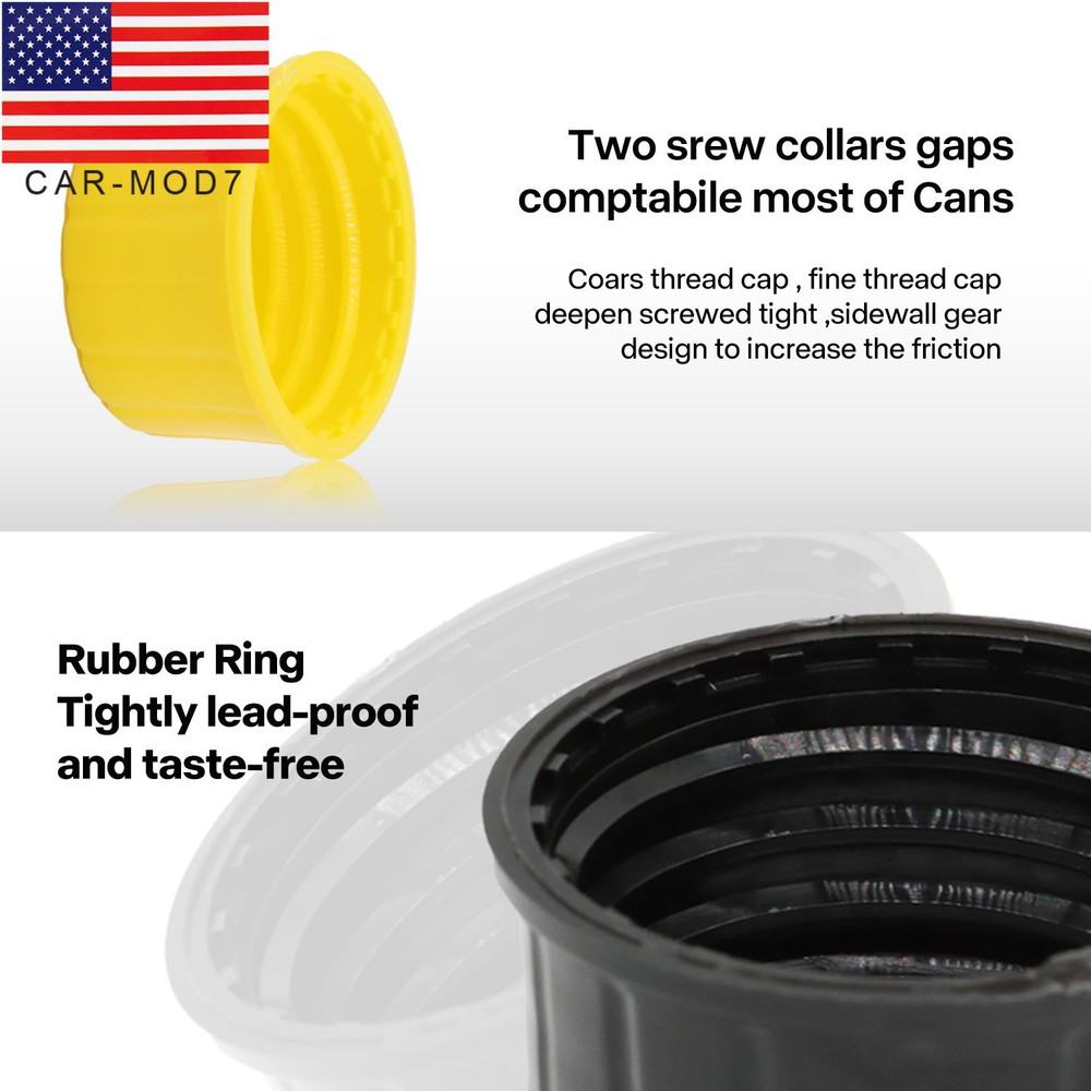 5 SETS Gas Can Spout For Blitz, Midwest ,Scepter, Briggs&Stratton Replacement