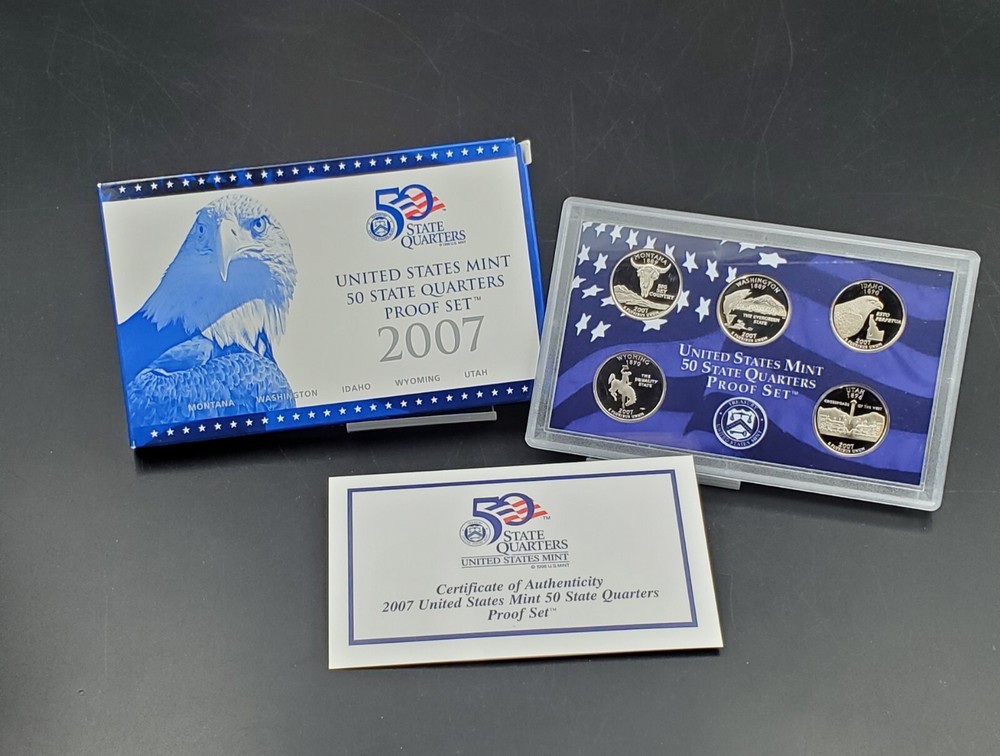1999 - 2009 U.S. Mint Proof State Quarters 11 Sets w/ COAs CLAD
