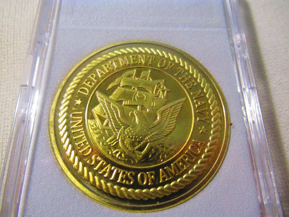 US NAVY - USS Raleigh (LPD-1) Challenge Coin