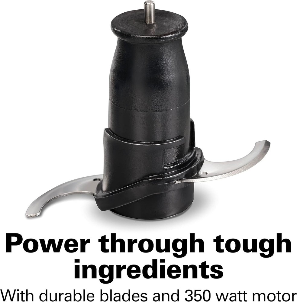 Electric Vegetable Chopper & Mini Food Processor, 3-Cup, 350 Watts, for Dicing,