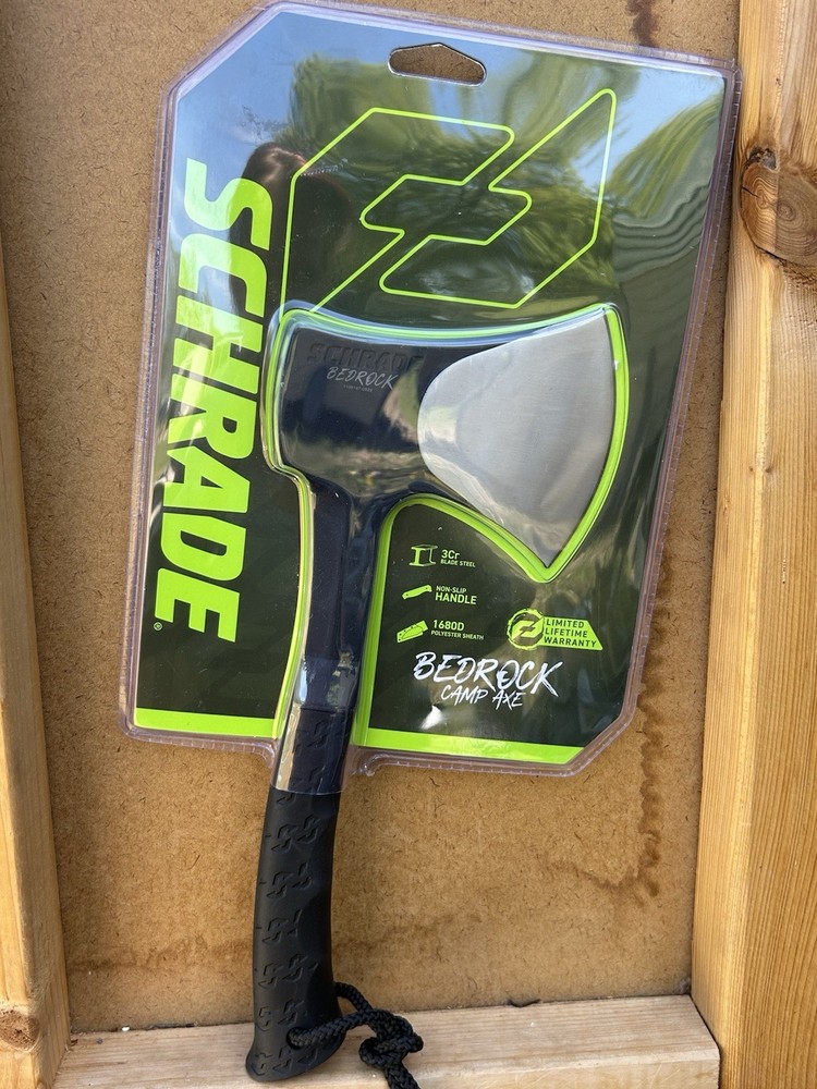 Shrade Bedrock Camp Axe Hatchet NEW