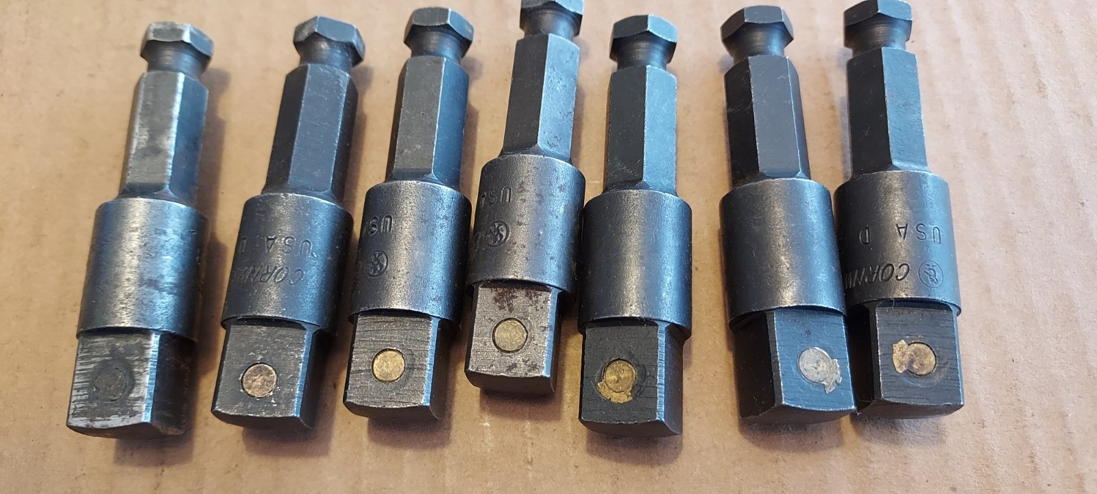 Cornwell USA D-314-3 (3") 7/16" Hex-Drive Impact to 1/2" pinned socket adapters
