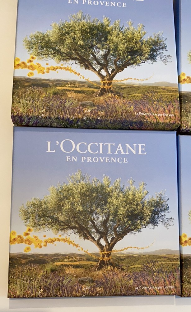 L'Occitane 1 Empty gift box wrapping kit NEW Classic Tree Design