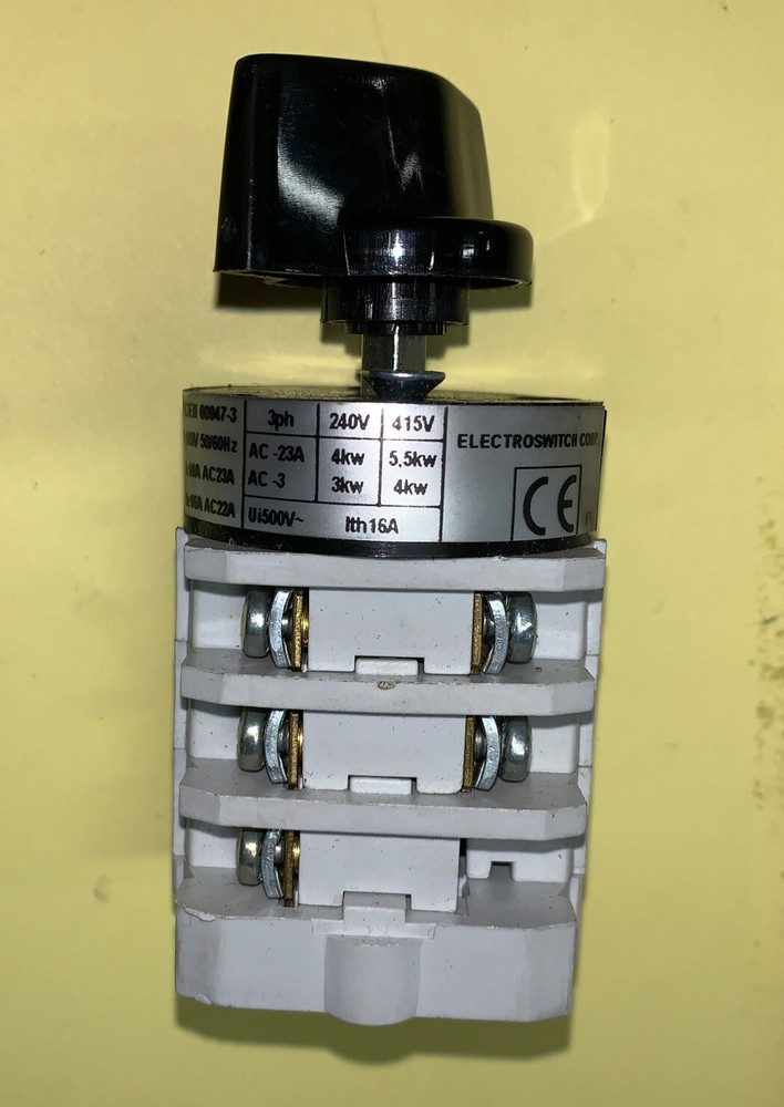 New Electroswitch Corp KW12-905C8-3 Rotary Switch Assembly, Model T12