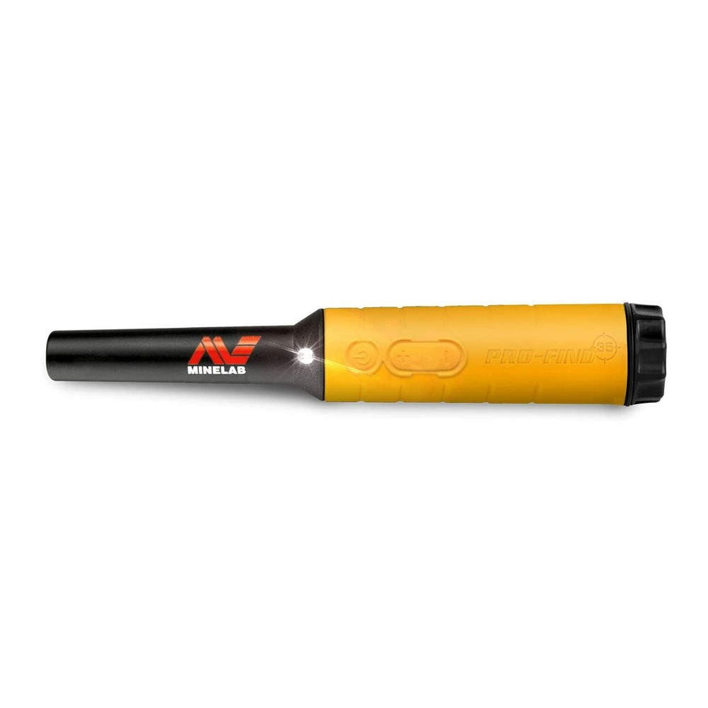 Minelab Pro-Find 35 Pinpointer Metal Detector (Yellow/Black)