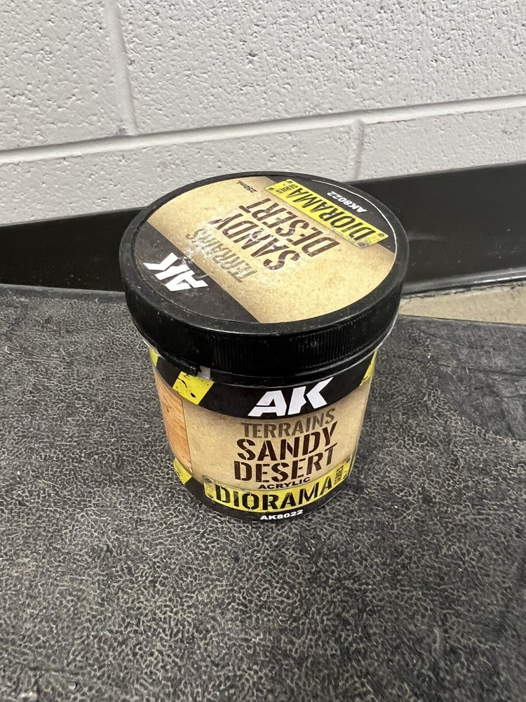 AK Interactive GROUND TEXTURE Terrains Effects FX Paste Sandy Desert 250ml 8oz