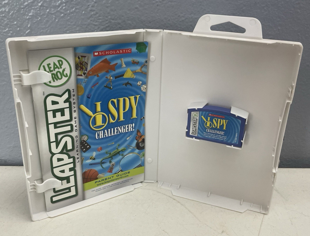Leap Frog Leapster Learning Games Complete in Case Scholastic 4 Assorted