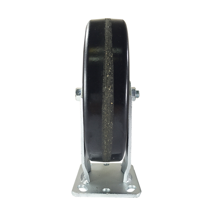 8" x 2" Heavy Duty "Phenolic Wheel" Caster - Rigid
