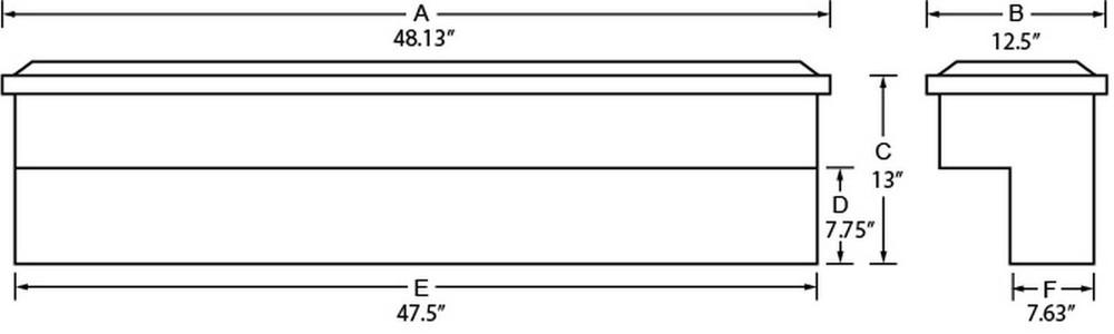 Lund CHALLENGER TOOL BOXE Universal Fitment 5748
