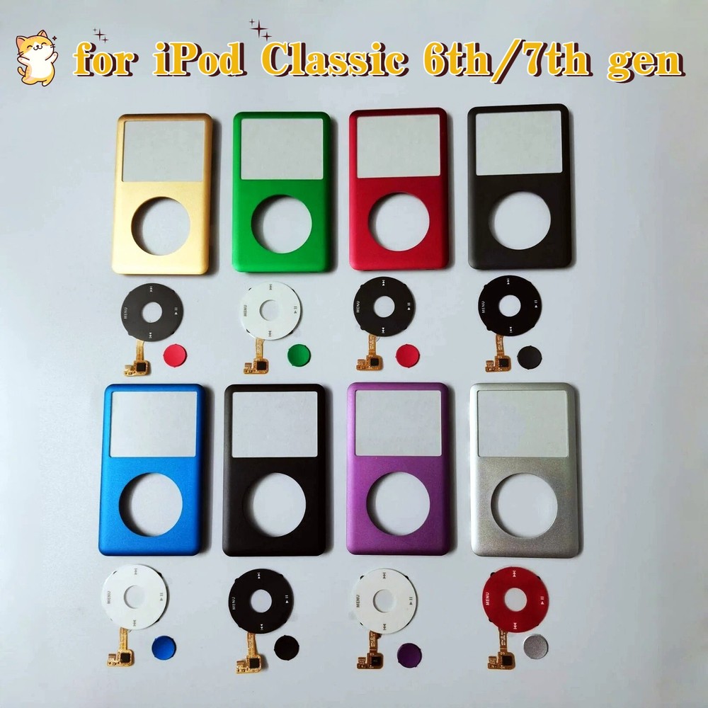 NEW Front Cover & Click wheel & Dot Replacement Kit for IPod Classic 6th/7th gen