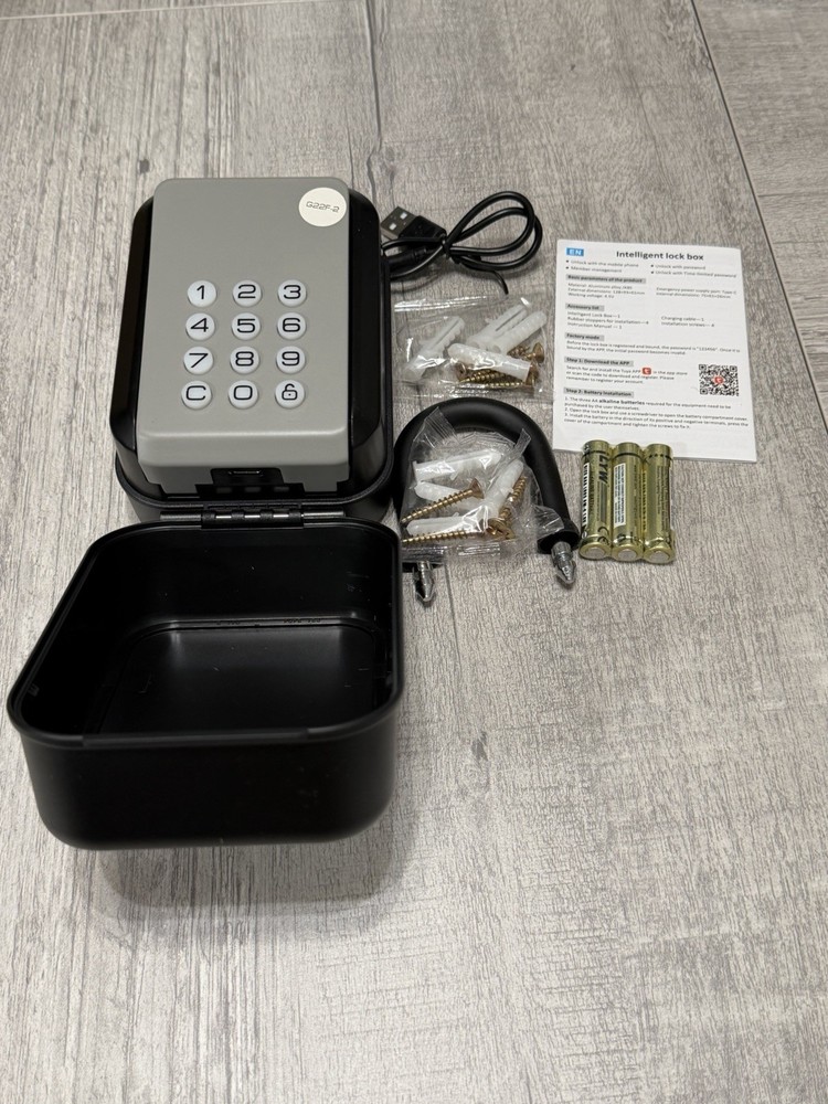 Smart Key Lock Box with Bluetooth & Keypad