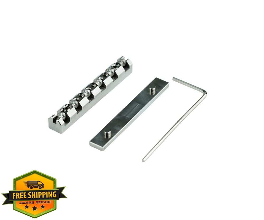 Guyker Guitar Roller Nut 43mm Height Adj Split LP Style