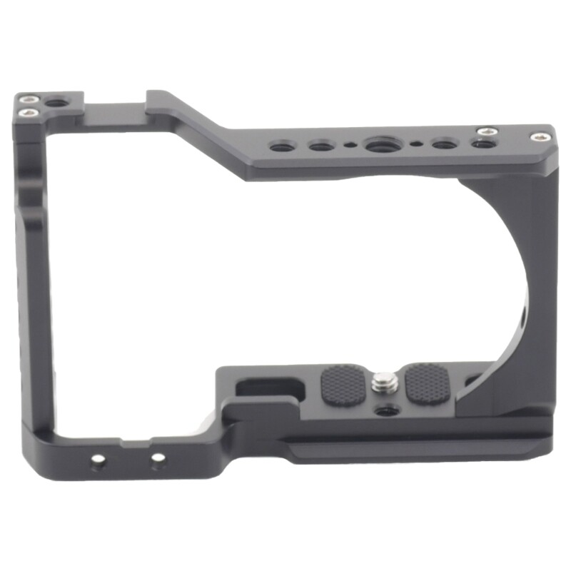 Durability Metal Camera Cage with Handle for ZVE10 Video Stability