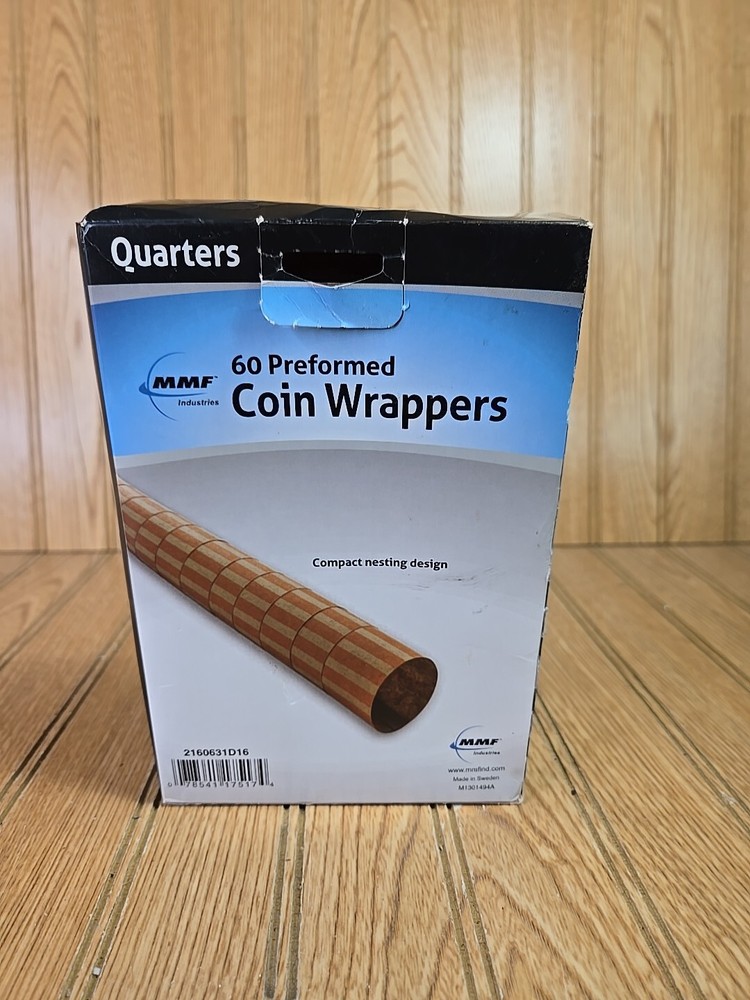 60 MMF Coin Wrappers Quarter Sized