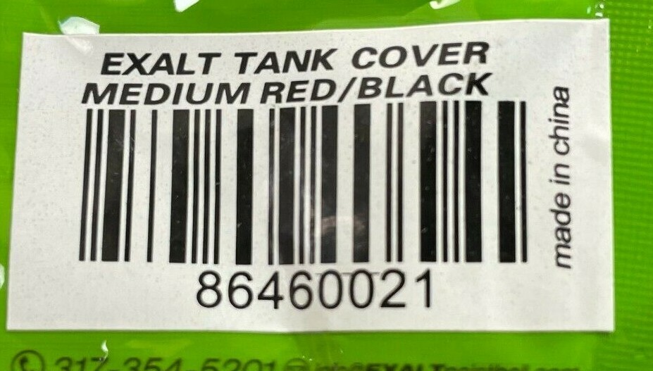 NEW Exalt Tank Cover - Medium - Red