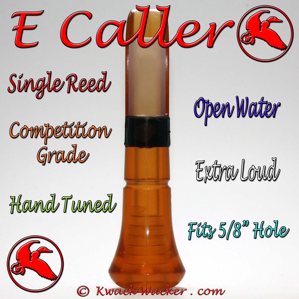 Duck call Inserts Kwack Wacker E Caller Open Water Loud Single Reed