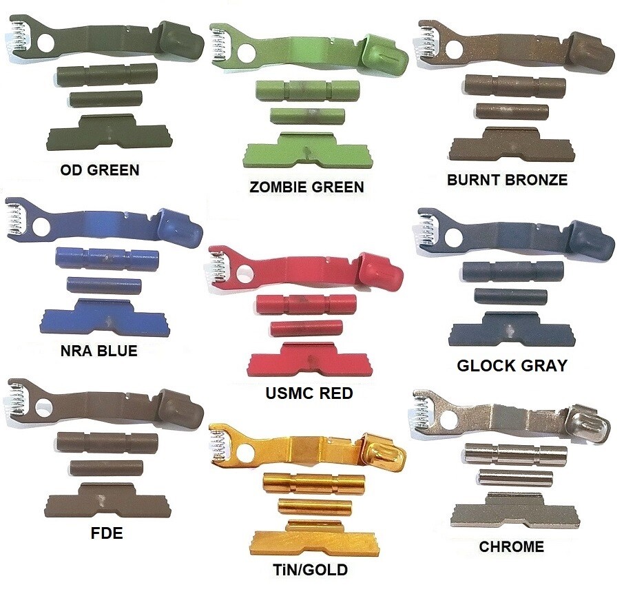 Ghost Extended Slide Stop Release and Control Kit For Glock 42 43 43X 48