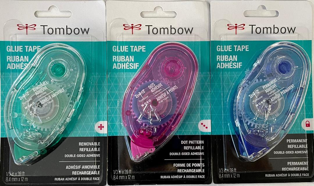 Tombow Glue Tape Adhesive Applicators ~ Permanent, Removable, Dots ~ YOU CHOOSE!