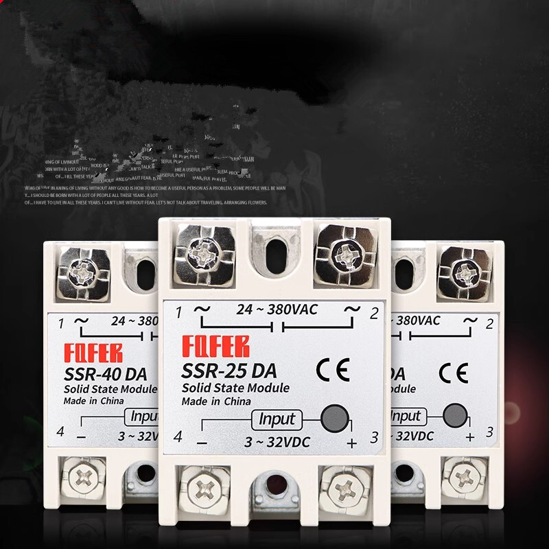 FQFER solid state relay SSR-25DA 25A DC control AC