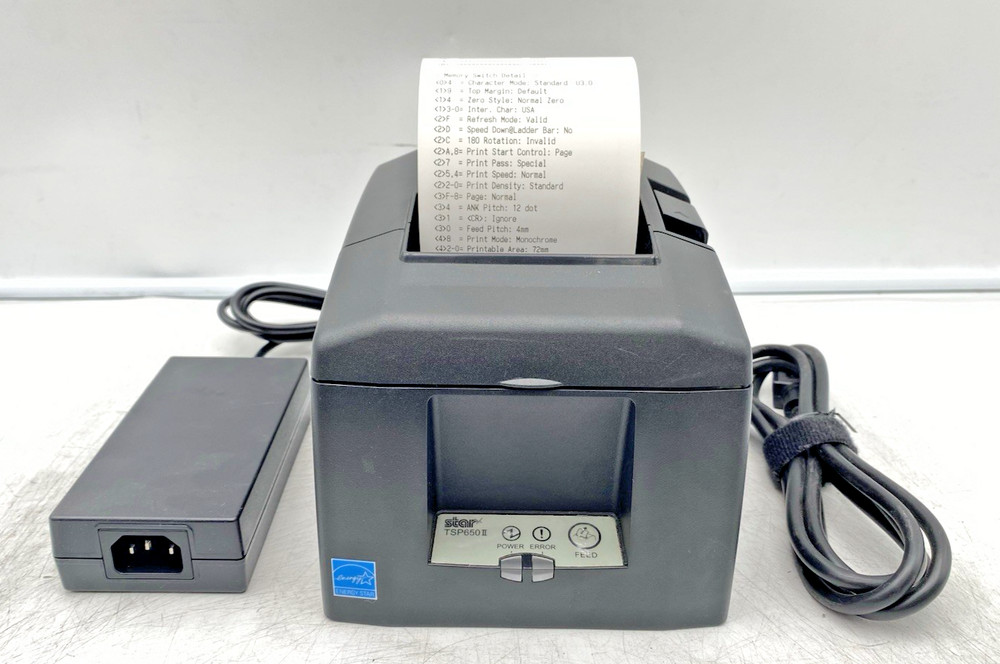 Star Micronics TSP650II Thermal Receipt Printer WITH USB INTERFACE W/ PWR