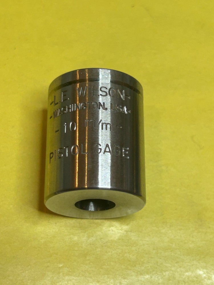 L.E. Wilson 10 MM Pistol Max Gage