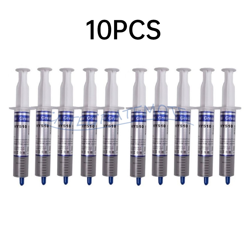 10PCS HY510 Grey Thermal Conductive Grease Paste For GPU CPU Chipset Cooling 30g