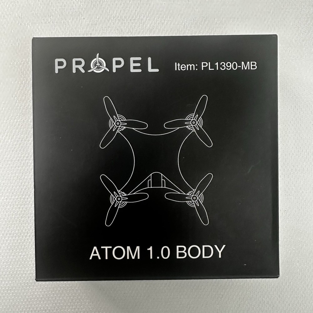 Propel Atom 1.0 Mini Drone with Remote Controller – Red – Untested – No Charger