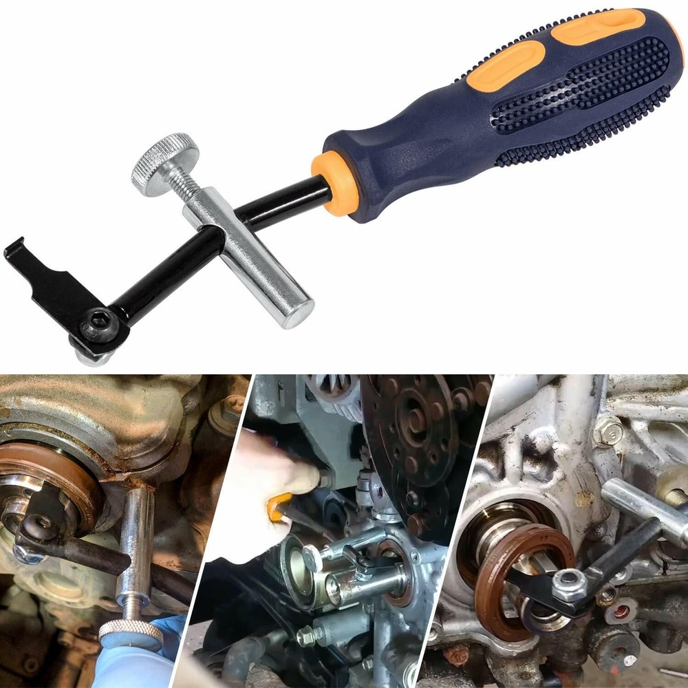 Cam Crank Shaft Seal Puller Auto Engine Remover Hand Tool Removing Pulling 58430