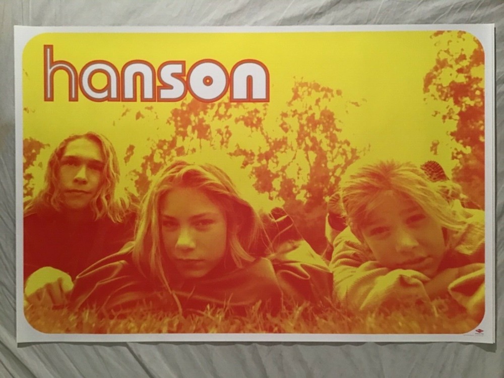 Hanson 1997 Promo Poster Glossy Surface New Condition
