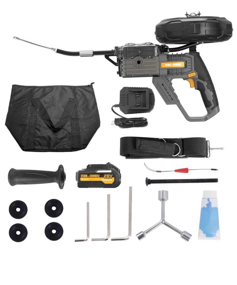 Cordless Professional Fish Tape Electric Cable Pulling Tool Brushless Motor