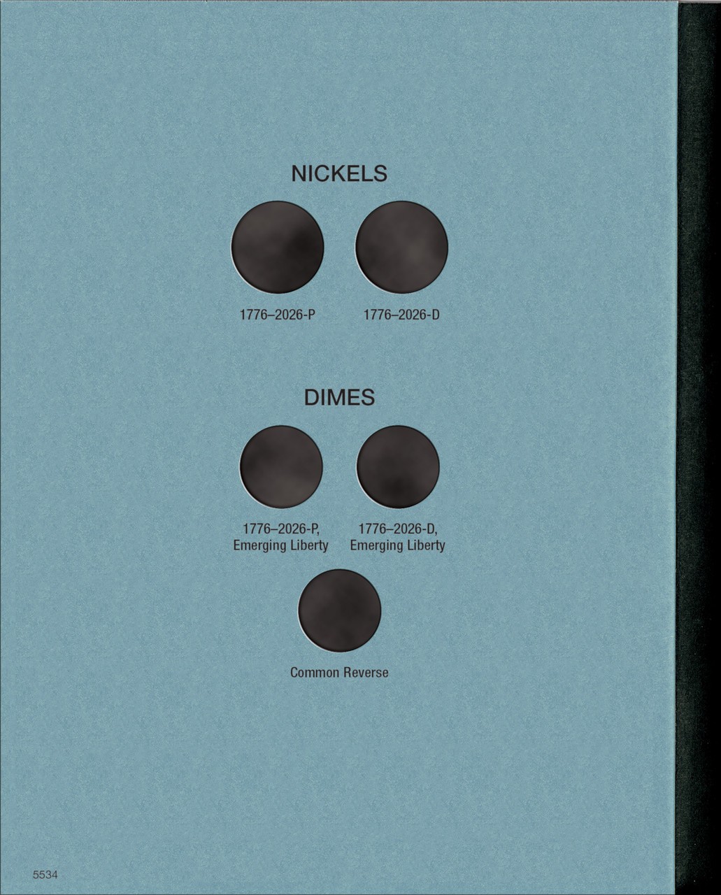 Official Whitman® Coin Folder - United States 250th Anniversary: 2026