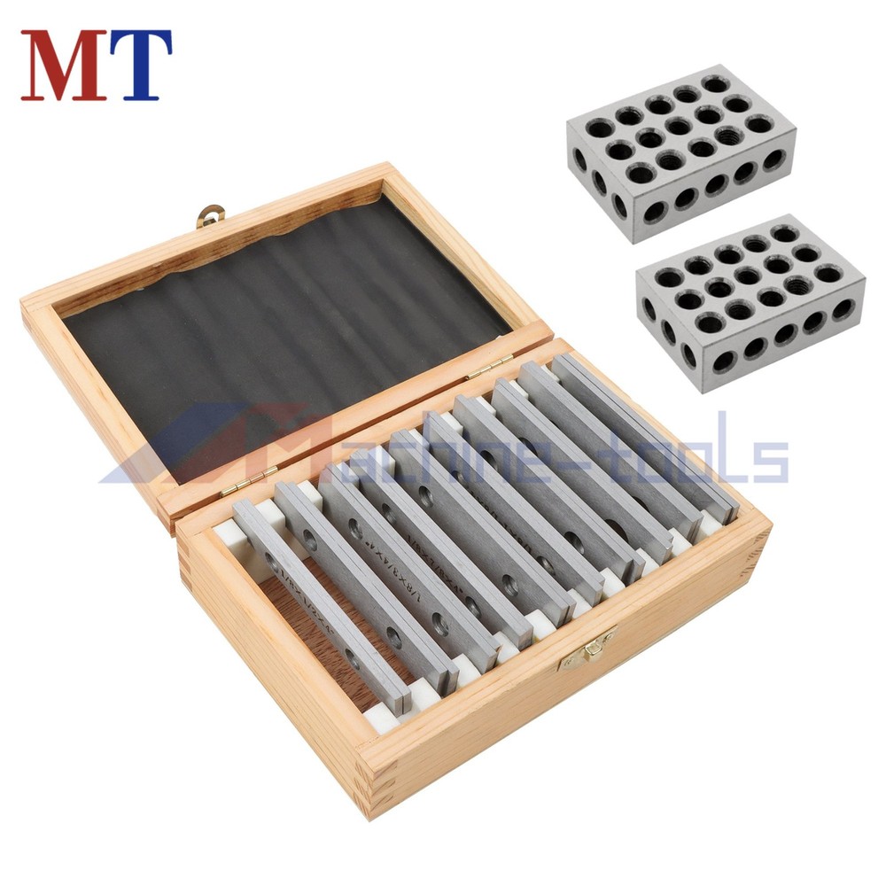 1/8" x 4" 10-Pair Precision Parallel Set Including 1-2-3 Blocks