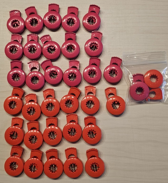 Cable Locks Circular Needle Cord Stops Single-Hole Toggle Fasteners for Knitting