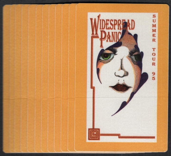 Widespread Panic Backstage Pass - Wholesale Set of 12 - 1995 Cloth Passes