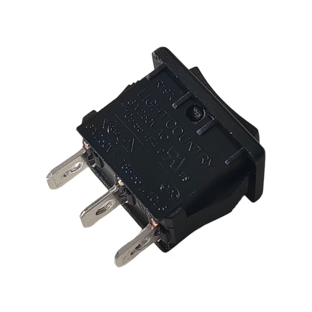 1pcs R19A 3Pins 3 Position Double Side Self-Reset Switch 6A 250VAC