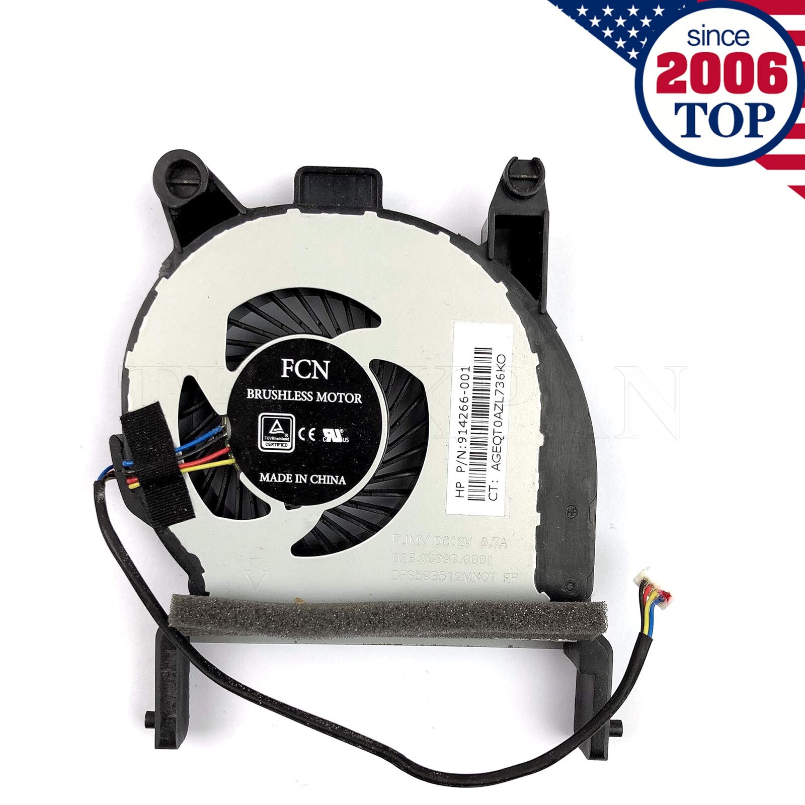 CPU Cooling Fan for HP ProDesk mini 600 G3 400 G3 914266-001 US
